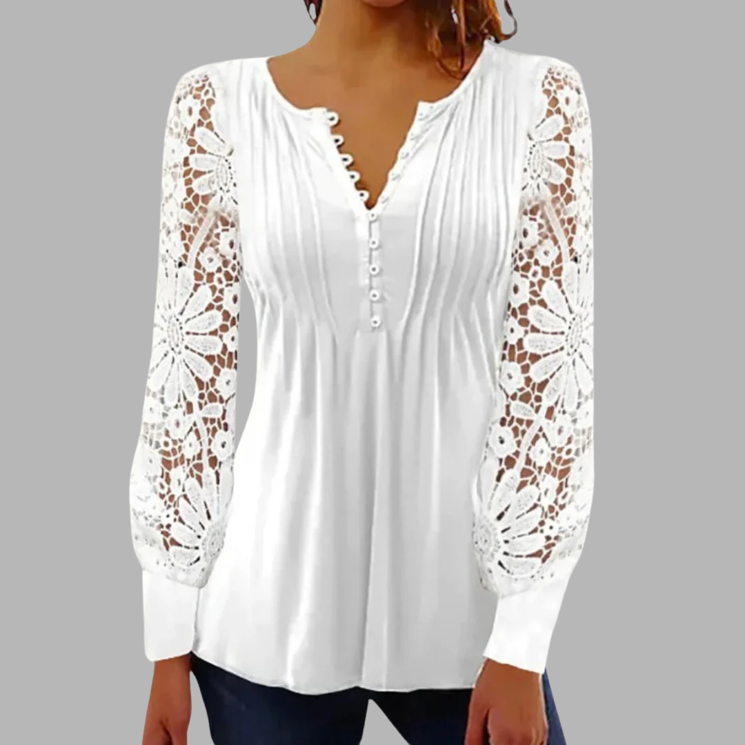 DELACROIX | Blouse Sophistiquée à Manches Longues Marianne