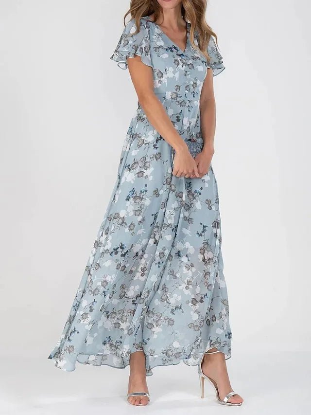 DELACROIX | Robe Longue Fleurie Élina