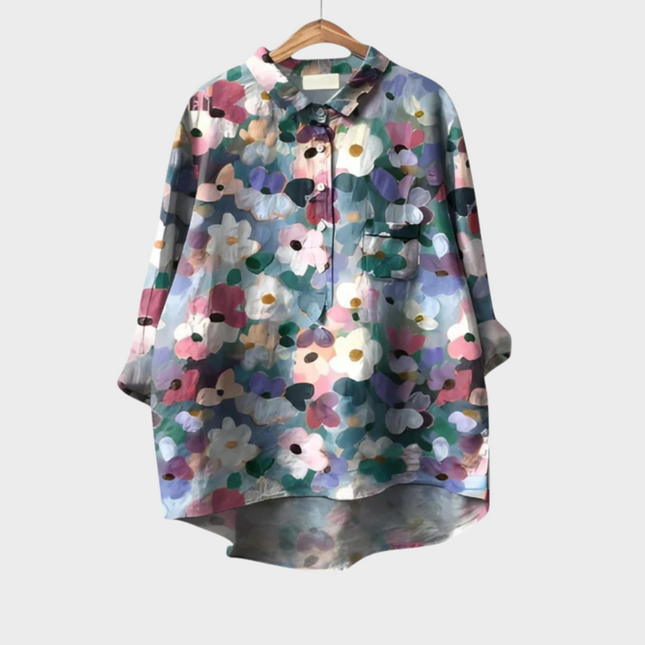 DELACROIX | Chemise Élégante à Motif Émilie (1+1 GRATUIT!)
