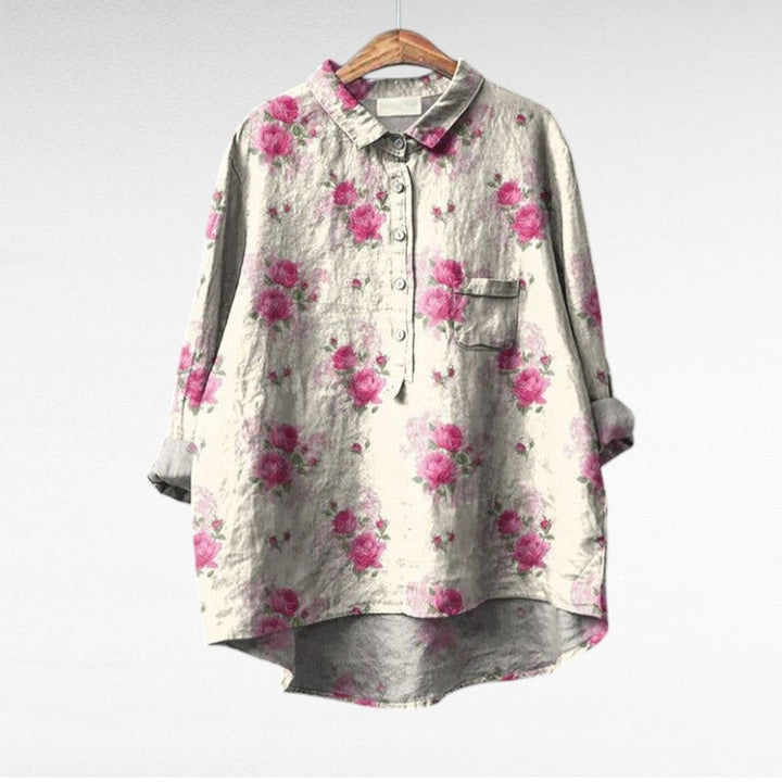 DELACROIX | Chemise Élégante à Motif Émilie (1+1 GRATUIT!)