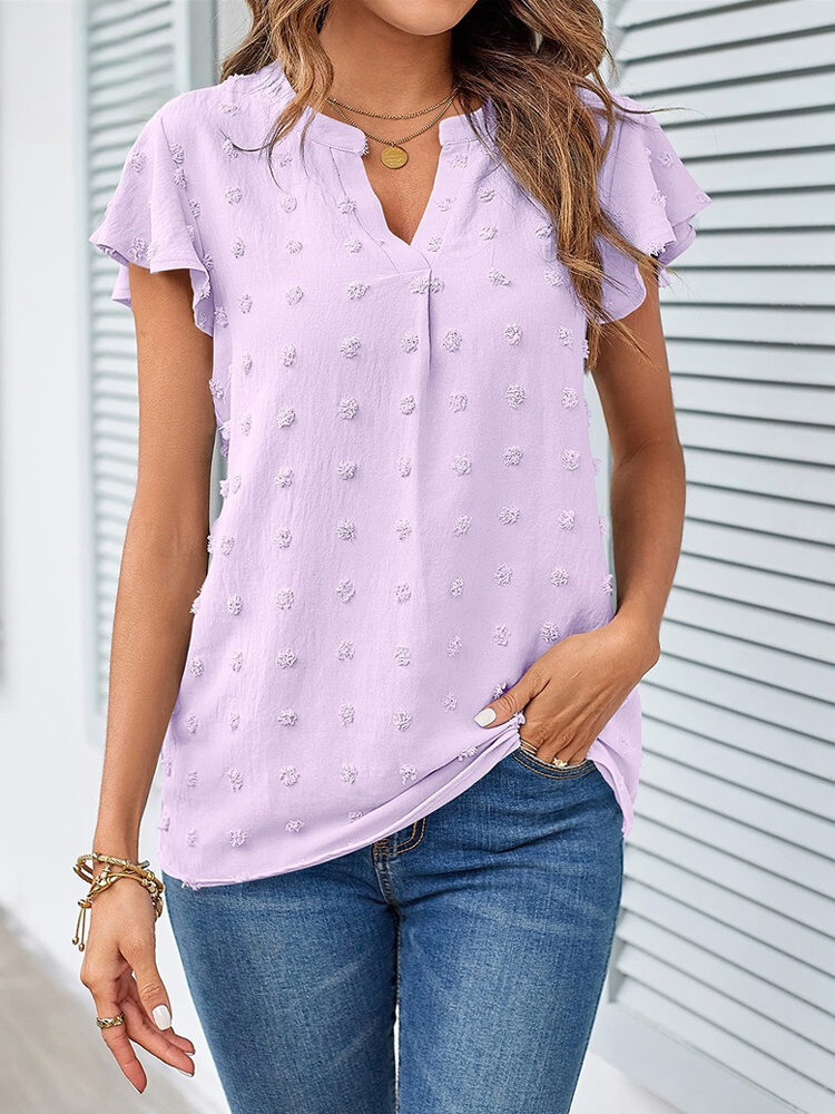 DELACROIX | Blouse Chic en Patchwork avec Volants Kari